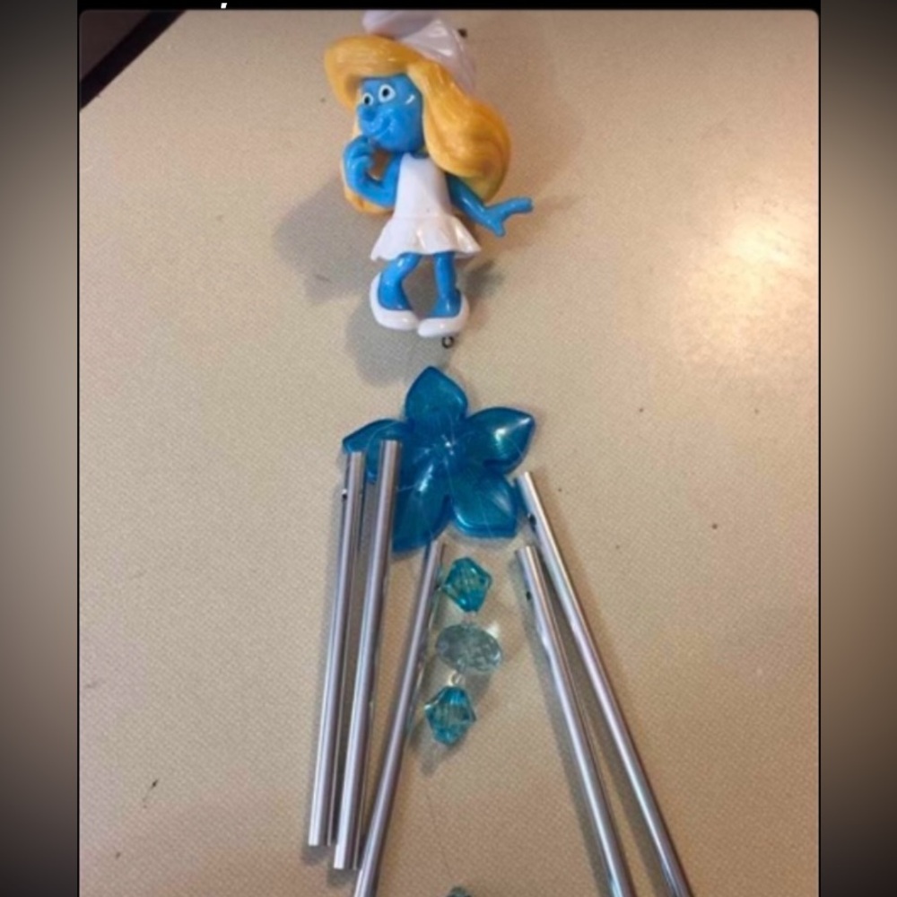 Collectable Smurfette Wind Chimes